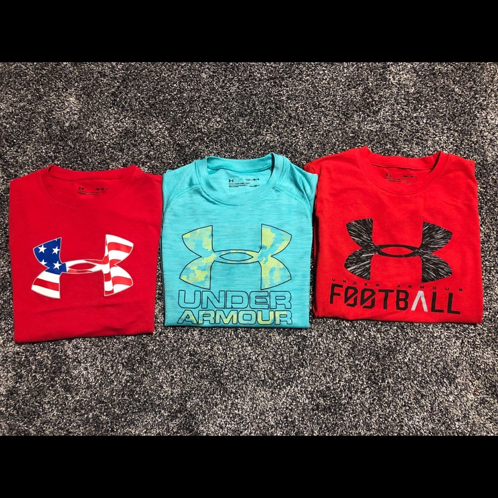 Under armour boys t-shirt lot